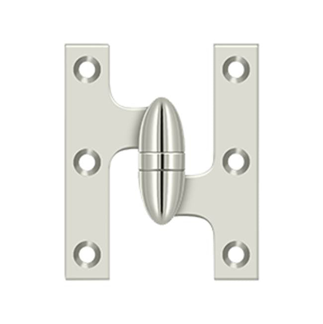 Deltana - 3'' x 2-1/2'' Hinge - Polished Nickel