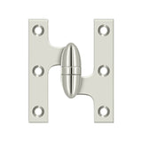 Deltana - 3'' x 2-1/2'' Hinge - Polished Nickel
