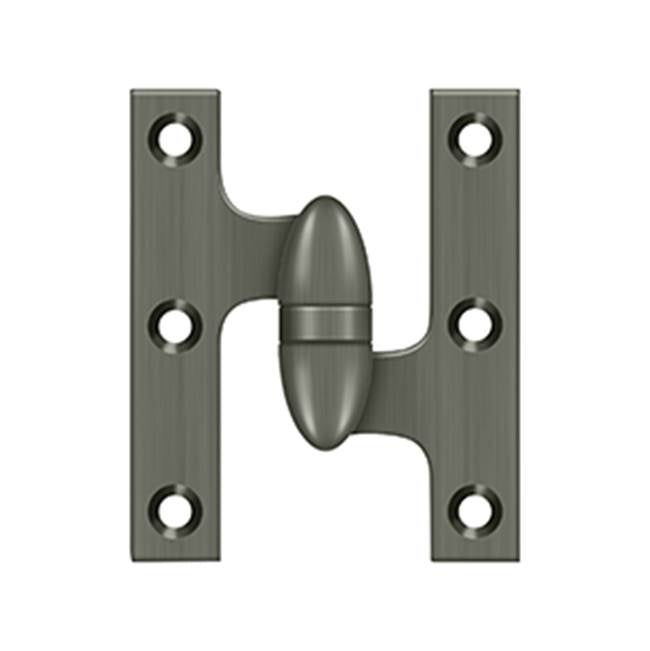 Deltana - 3'' x 2-1/2'' Hinge - Antique Nickel
