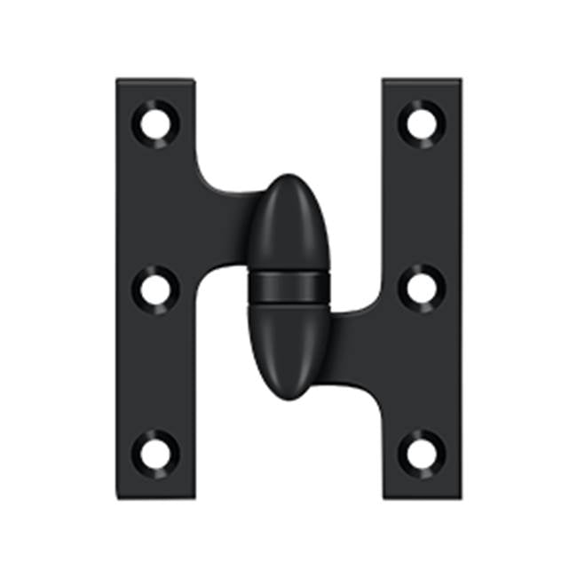 Deltana - 3'' x 2-1/2'' Hinge - Paint Black