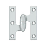 Deltana - 3'' x 2-1/2'' Hinge - Polished Chrome
