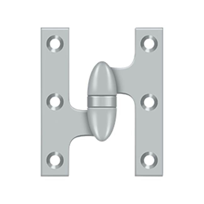 Deltana - 3'' x 2-1/2'' Hinge - Brushed Chrome