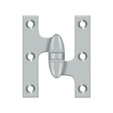 Deltana - 3'' x 2-1/2'' Hinge - Brushed Chrome