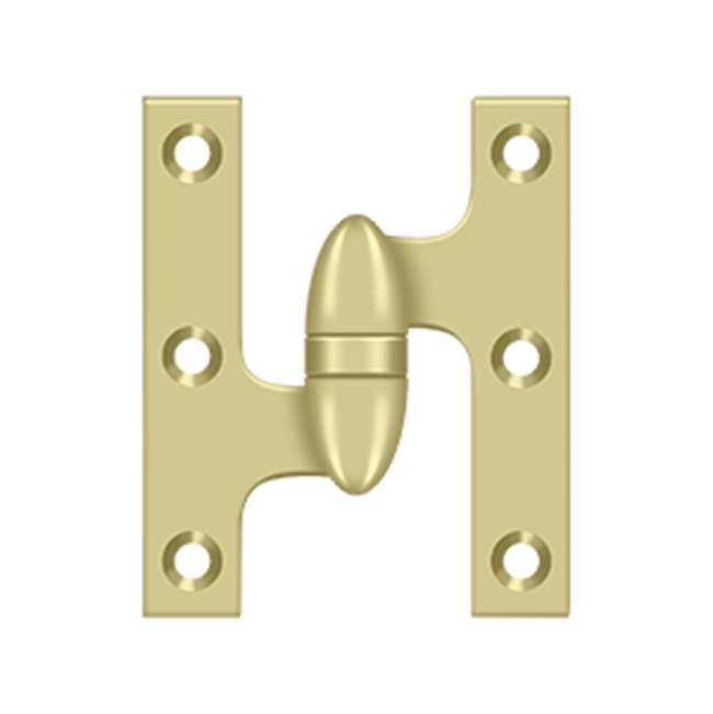 Deltana - 3'' x 2-1/2'' Hinge - Unlacquered Brass