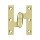Deltana - 3'' x 2-1/2'' Hinge - Unlacquered Brass