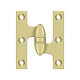 Deltana - 3'' x 2-1/2'' Hinge - Unlacquered Brass