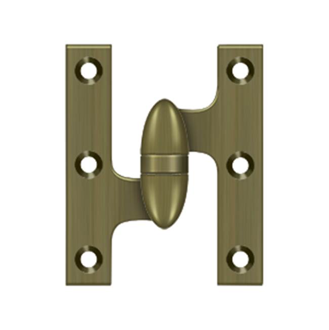 Deltana - 3'' x 2-1/2'' Hinge - Antique Brass