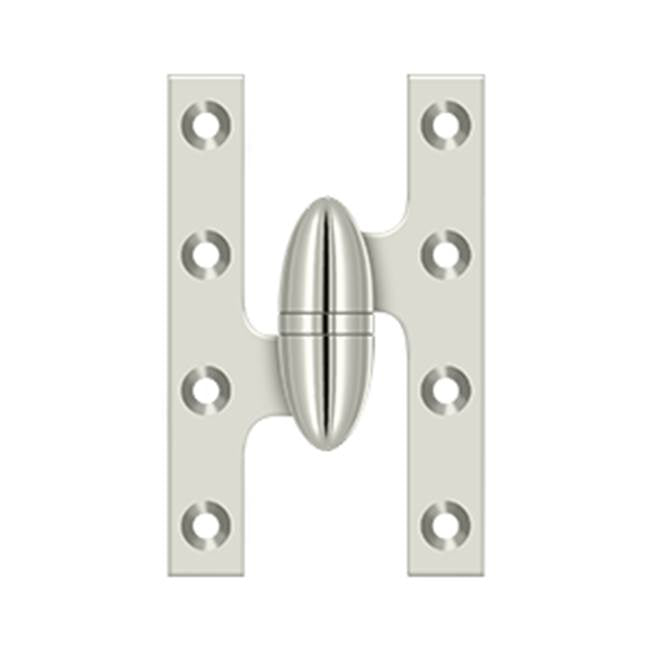 Deltana - 5'' x 3-1/4'' Hinge - Polished Nickel