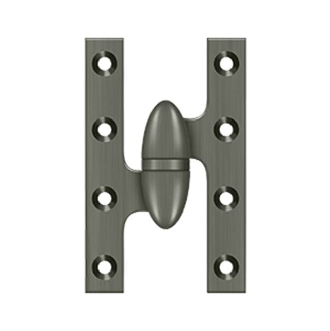 Deltana - 5'' x 3-1/4'' Hinge - Antique Nickel