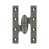 Deltana - 5'' x 3-1/4'' Hinge - Antique Nickel