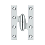 Deltana - 5'' x 3-1/4'' Hinge - Polished Chrome