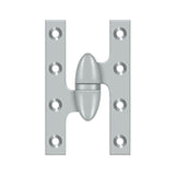Deltana - 5'' x 3-1/4'' Hinge - Brushed Chrome