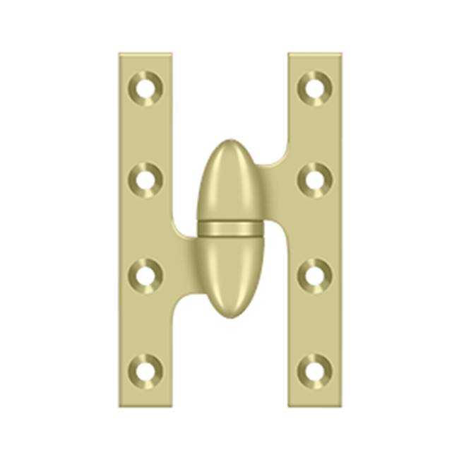 Deltana - 5'' x 3-1/4'' Hinge - Unlacquered Brass