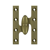 Deltana - 5'' x 3-1/4'' Hinge - Antique Brass
