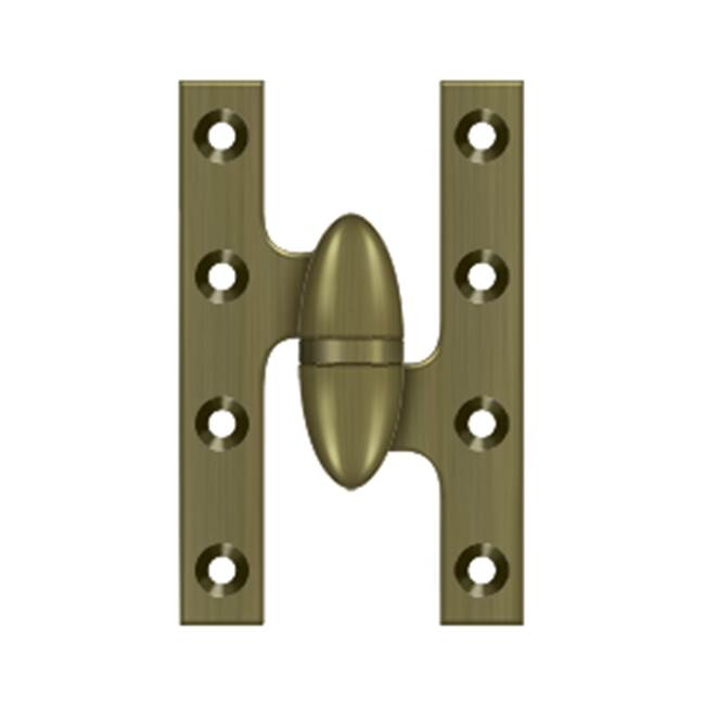 Deltana - 5'' x 3-1/4'' Hinge - Antique Brass