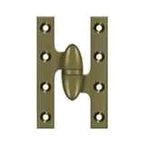 Deltana - 5'' x 3-1/4'' Hinge - Antique Brass