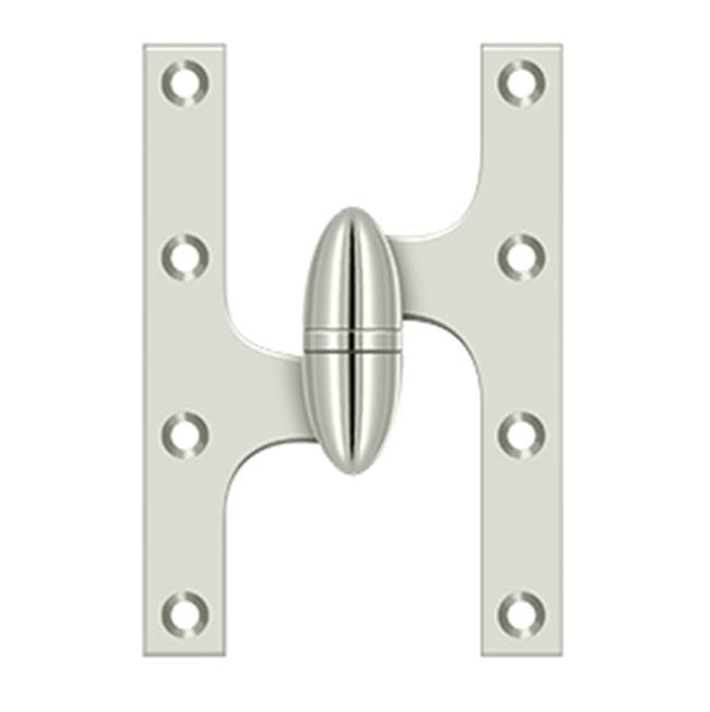 Deltana - 6'' x 4'' Hinge - Polished Nickel