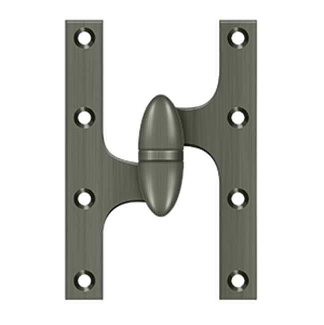 Deltana - 6'' x 4'' Hinge - Antique Nickel