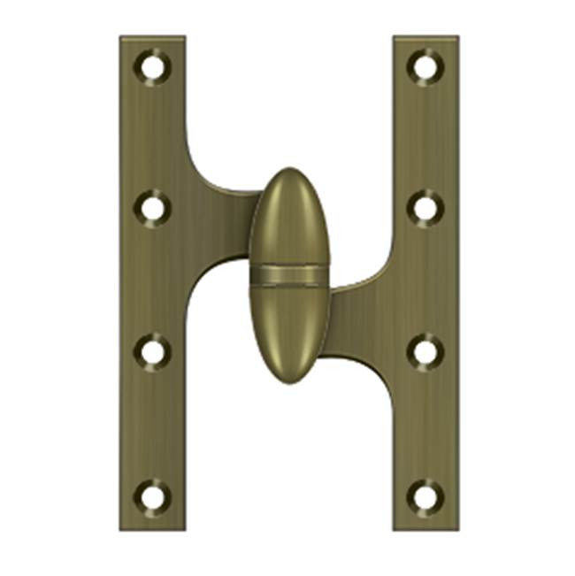 Deltana - 6'' x 4'' Hinge - Antique Brass