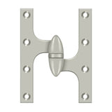 Deltana - 6'' x 4-1/2'' Hinge - Brushed Nickel