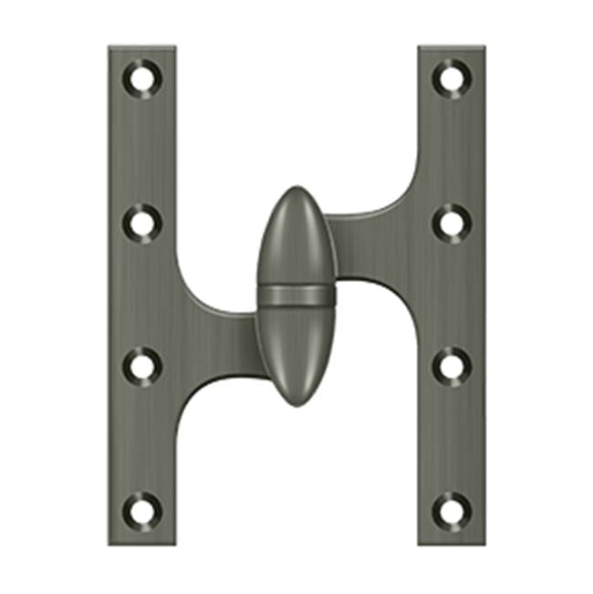 Deltana - 6'' x 4-1/2'' Hinge - Antique Nickel