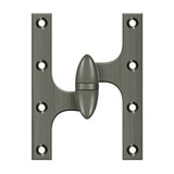 Deltana - 6'' x 4-1/2'' Hinge - Antique Nickel