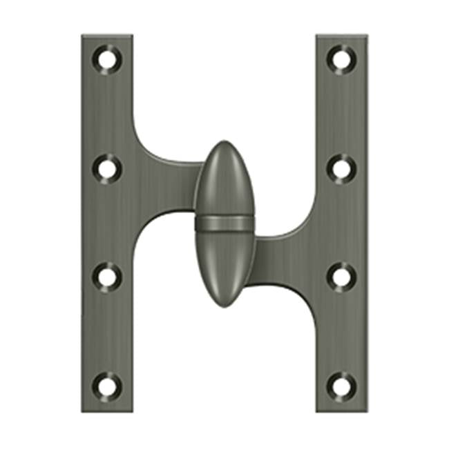 Deltana - 6'' x 4-1/2'' Hinge - Antique Nickel