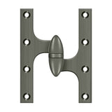 Deltana - 6'' x 4-1/2'' Hinge - Antique Nickel