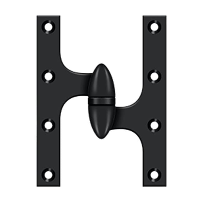 Deltana - 6'' x 4-1/2'' Hinge - Paint Black