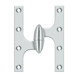 Deltana - 6'' x 4-1/2'' Hinge - Polished Chrome