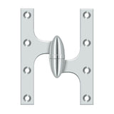 Deltana - 6'' x 4-1/2'' Hinge - Polished Chrome