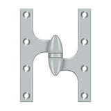 Deltana - 6'' x 4-1/2'' Hinge - Brushed Chrome