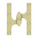 Deltana - 6'' x 4-1/2'' Hinge - Unlacquered Brass
