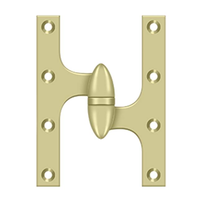 Deltana - 6'' x 4-1/2'' Hinge - Unlacquered Brass