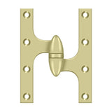 Deltana - 6'' x 4-1/2'' Hinge - Unlacquered Brass