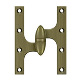 Deltana - 6'' x 4-1/2'' Hinge - Antique Brass