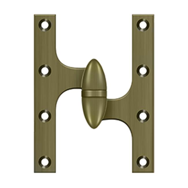 Deltana - 6'' x 4-1/2'' Hinge - Antique Brass
