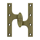 Deltana - 6'' x 4-1/2'' Hinge - Antique Brass