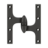 Deltana - 6'' x 5'' Hinge - Oil-rubbed Bronze