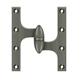 Deltana - 6'' x 5'' Hinge - Antique Nickel