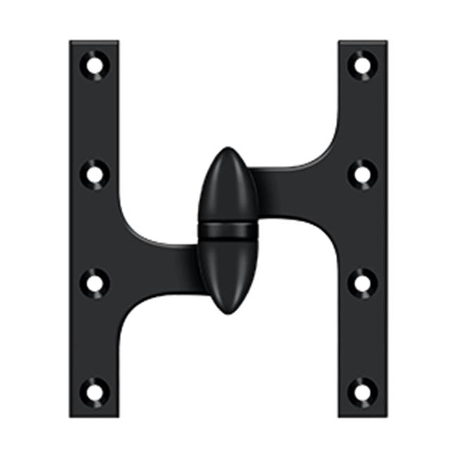 Deltana - 6'' x 5'' Hinge - Paint Black