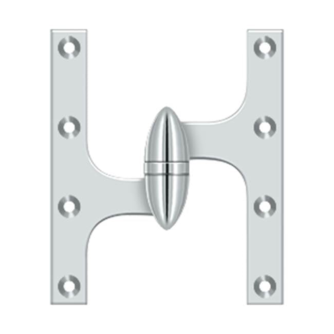 Deltana - 6'' x 5'' Hinge - Polished Chrome