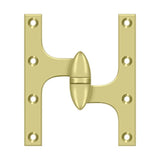 Deltana - 6'' x 5'' Hinge - Polished Brass
