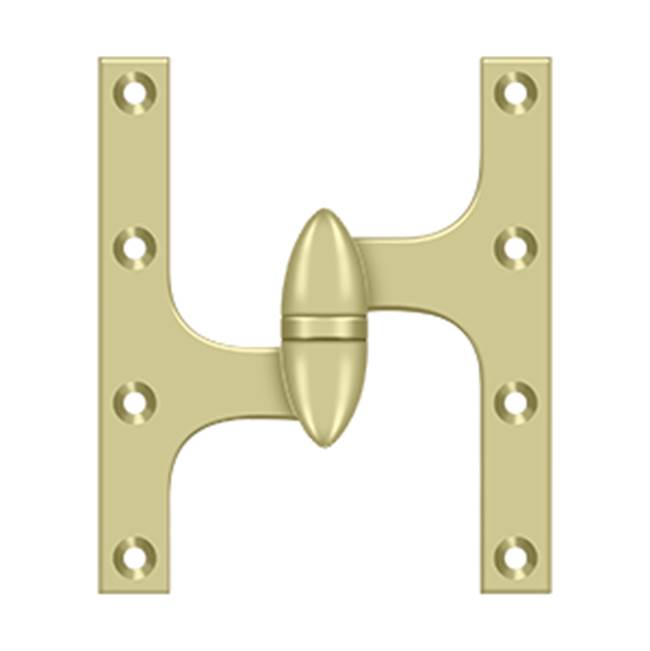Deltana - 6'' x 5'' Hinge - Unlacquered Brass
