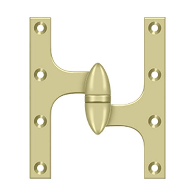 Deltana - 6'' x 5'' Hinge - Unlacquered Brass