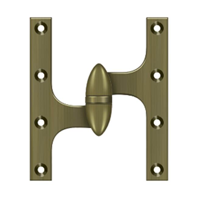 Deltana - 6'' x 5'' Hinge - Antique Brass