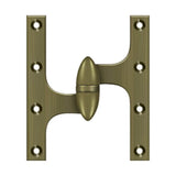 Deltana - 6'' x 5'' Hinge - Antique Brass