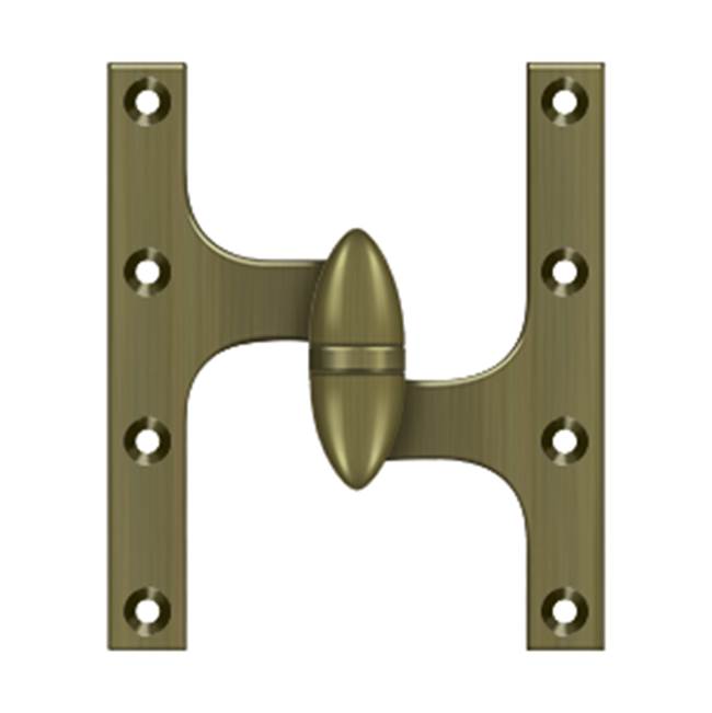 Deltana - 6'' x 5'' Hinge - Antique Brass
