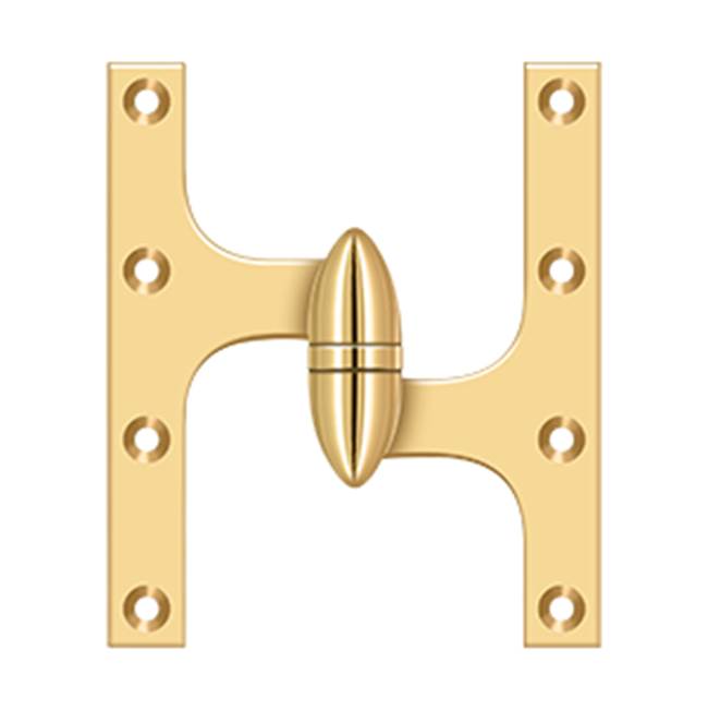 Deltana - 6'' x 5'' Hinge - PVD Polished Brass