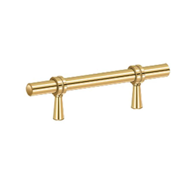 Deltana - Adjustable Pull 4-3/4'' - PVD Polished Brass
